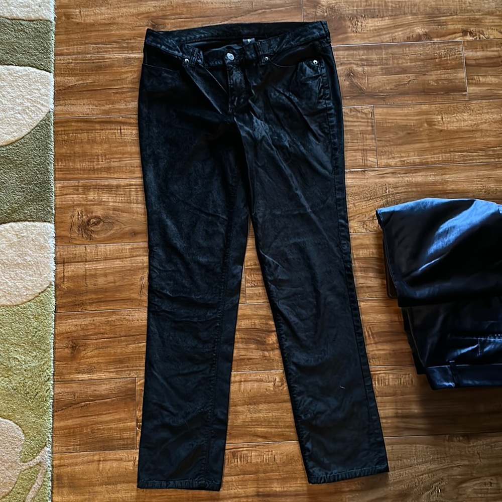 London Jean Velvet Skinny Pants Size 12
